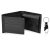 Wilbest Negro Billeteras Hombre, Cartera de Piel, Carteras Cuero, Tarjetas de Crédito Slim Moda RFID Bloqueo Monedero (+Botones de Llaves) Hecho a Mano