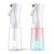 LOPHE Pulverizador Agua Peluqueria, 2pcs Vaporizador Agua, 200ml Bote Spray Pulverizador Reutilizable, Botella Spray Pulverizador para Limpieza, Peinado, Botella transparente Rosa-Verde Degradado