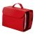 TRAVEFUL Neceser Maquillaje de Viaje Grande y Desplegable – Bolsa de Aseo Expandible con Gancho Colgante 360º para Hombre y Mujer – Organizador Makeup Impermeable (Rojo)