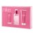 Nike – Trendy Pink, Perfume 100 ml + Gel de Baño 75 ml + Loción Corporal 75 ml, Estuche de Regalo de Mujer, Pack Nike Trendy Pink, Femenino, Fresca y Juvenil, Colonia Floral y de Larga Duración