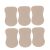 FRCOLOR 6 Piezas antitranspirante pegatinas pegatina de axila femenina y masculina etiqueta engomada de la axila de la mujer almohadillas sudor axilas compresas sudor axilas Fibra natural