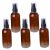 LALADEFIEE 5piezas Botellas Rociadoras Plástico Pequeñas Para Maquillaje Bomba Vacías Para Interior y Exterior Botella Rociadora Vacía Pequeña
