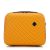 WITTCHEN Necessaire Estuche Cosmético de Viaje Maletín de Mano Maletín de Cabina ABS Neceser Rigid Cube Line Naranja