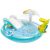 INTEX 57165 – Piscina infantil hinchable con dispersor de agua y tobogan cocodrilo, centro de juegos para niños