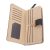 SAFIGLE Hoja De Cartera con Cremallera Embrague Largo Carteras De Cuero para Mujeres Bolso con Cremallera Bolso De Las Señoras Bolso De Cuero De Las Mujeres Cartera Larga Embrague De