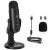 zealsound Micrófono USB,Mic Condensador PC,Plug&Play PS 4&5, Adaptador teléfono&Control Volumen,Control de Ganancia de micrófono,Silencio,Grabación de ASMR,Transmisión de podcasts Youtube Mac&Windows
