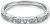Whoiy 925 Sterling Silber Ringe Antragsringe Blumenkrone mit Zirkonia als Geschenke für Frauen Mutter Freundin Weißgold Gr.62 (19.7)