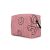 Fycyko Bolsa de maquillaje de viaje, bolsa de aseo impermeable, bolsa de aseo de gran capacidad, portátil, de piel sintética, resistente al agua, organizador de maquillaje para mujeres y niñas, Rosa –