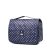 Sechunk Bolsas de aseo de viaje impermeables para colgar bolsa de cosméticos multifunción bolsa de maquillaje para mujeres (navyRound Dot)