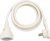 Brennenstuhl Cable alargador de corriente de enchufe plano, Interior, Blanco, 2 m