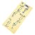FAVOMOTO Guitarra Pegatinas De Cartón Pegatinas Florales Pegatinas Adhesivas Pegatinas En Blanco Ukelele Recoger Traste Bajo Marcadores Guitarra Eléctrica Parche Pvc Instrumento Musical