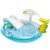 INTEX 57165 – Piscina infantil hinchable con dispersor de agua y tobogan cocodrilo, centro de juegos para niños