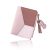 WisePoint Billetera Mujer, Monedero Mujer Pequeño de Cuero PU Carteras de Minimalist con Botones Metálicos, Cartera Pequeña Bifold con Colgante de Conejo (Rosa)