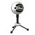 Logitech for Creators Blue Snowball Micrófono de Condensador USB para Grabaciones, Streaming, Podcasting, Gaming, PC, Mac, Patrones de Captación Cardioide y Omnidireccional, Diseño Retro, Color Plata