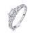 JewelryPalace Nudo Celta Anillos Mujer Plata Diamante Simulado, Anillos de Compromiso Plata de ley 925 Mujer Chapado en Oro, Vintage Princesa Promiso Anillo Mujer Alianzas, Joyería de Aniversario