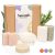NATURALIS FLORES® Caja de 6 Jabones Orgánicos+Shampoo Sólido – Jabones Artesanales y Naturales de Cuerpo, Cara y Manos – Hechos en Francia en el corazón de la Provenza – Empaquetado 100% Reciclable