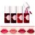 Juego de manchas de tinte de labios de 4 colores, juego de lápiz labial de larga duración resistente al agua hidratante, tinte de labios mate Natural maquillaje de Color de labios (#1 CONJUNTO)