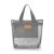 AfitLulu Neceser de malla para ducha, de secado rápido, bolsa de aseo para la playa, bolsa de la compra ligera con cremallera y 2 compartimentos para natación, playa, viajes, gris, Ligero