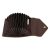 DAUZ Estuche para Tarjetas, Portatarjetas de Crédito Compacto Cuero de PU Suave para IR de Compras (Brown)