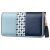 Jocose Moose Cartera de Piel para Mujer, Cartera Multicolor 12 Ranuras para Tarjetas y Bolsillo para Monedas, Cartera de Gran Capacidad con Bolsillo para muñeca y teléfono móvil (Azul)