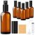 Amentalove 4 PCS Bote Spray, 100ML Bote Spray Pulverizador, Botellas de spray, Spray Bottle, Contenedor de Pulverizador para Aceites Esenciales Perfumes Cosméticos, Bote Spray para Limpieza, Perfume