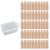 Tapón de Plantilla para Orificios de Madera, 50 Piezas de Bolsillo de 9,5 Mm, Accesorios para Pasadores, Juego de Piezas para Tapones de Madera de Roble (Roble)