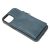 Estuche para Teléfono, Cuero con Protección de Cuerpo Completo con Cremallera Y Billetera para 13(azul marino)
