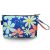 Gloppie Neceser PVC Bolsa de Cosméticos Impermeable con Cremallera Bolsa de Lavado Impermeable para Viaje Bolsa de Aseo Portátil para Almacenamiento Fácil de Limpiar Wash Bag, Flores Coloridas