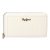 Pepe Jeans Lena Billetero con tarjetero Blanco 19,5x10x2 cms Piel sintética