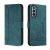 LEMAXELERS Carcasa Samsung Galaxy S23, Funda Galaxy S23 Carcasa Linda sonrisa Retro PU cuero de Tipo Libro con Ranuras Tarjetas de Soporte Solapa con Cierre magnético Case,HX Smile Green