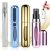 3 PCS Atomizador Perfume Recargable – Mini Botella Rociadora Portátil – Pulverizador Colonia Portátil Recargable – Perfume miniatura sin fugas difusor – Pulverizador en botella de spray – 5 ML -Regalo
