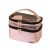 minkissy 5 Piezas Bolsa De Lavado a Mano Monedero Higiene Cuidado Personal Bolsa De Aseo Portátil Neceser De Viaje para Mujer Cosmético Constituir Afeitar Perder Rosa De Polivinilo
