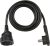 Brennenstuhl Cable alargador de corriente de enchufe plano, Interior, Negro, 3 m