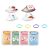 ULTECHNOVO 4 Piezas Tarjeta Flash Inglés De Aprendizaje Tarjeta Flash De Jardín De Infantes Tarjetas De Letras ABC Tarjetas Flash Tarjeta De Palabras Carta Papel Estucado De 300g Niño Pequeño