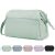Narwey Neceser Maquillaje Viaje Bolsa de Maquillaje Grande Bolsa de Aseo Organizador de Cosmético para Mujeres Niñas (Verde Menta)