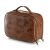 Elviros Neceser para Mujer y Hombre Fabricado en Piel sintética con Gancho, Neceser de Viaje Impermeable Grande Neceser de baño Neceser de Belleza con Neceser seco húmedo,29 x 21 x 14cm,Marron Oscuro