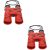 EXCEART 2 Piezas Telescopio Binocular Compacto Telescopio con Brújula Binocular De Observación De Aves Pequeño Telescopio Binocular Monocular Plegable Multifunción Abdominales Regalo Niño
