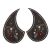 BESTonZON 2 Uds Golpeador De Guitarra Accesorio De Guitarra Guitarra Protector Etiqueta Exquisito Golpeador Para Guitarra Guita Pegatina Protectora Guitarra Protector Golpeador Piezas De