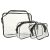Beaupretty 3 Uds Bolsa De Almacenamiento De PVC Bolsa De Líquidos para Aeropuerto Bolsa De Lavado Bolsas De Aseo Grandes para Mujer Bolsa Organizadora De Maquillaje Bolsas De Viaje Bolsa De