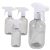 CANIGHT Botella Rociadora Para Cabello Y Plantas 4 Unidades 300 Ml Transparente Fácil De Usar