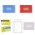 ONE SHOP di Bracalente Piero – Tarjetero de plástico rígido (2 unidades) para tarjetas de crédito, tarjeta magnética de débito, licencia de conducir, tarjeta de identidad, pase verde, Casual., FIRM
