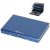 BONSYL® Tarjetero de Metal con Bloqueo RFID, Billetera Ultradelgada de Acero Inoxidable con 6 Ranuras, Fundas para Tarjetas de Crédito para Hombre y Mujer. (6 Tarjetas/Azul)
