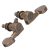 Sintonizadores de bloqueo de guitarra, clavijas de afinación de guitarra, anticorrosión para guitarra acústica, reemplazo antiguo roto(bronze)