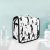 Tenis Blanco Negro Bolsas de Aseo Neceser de Maquillaje Colgante Plegable Cosmético Bolso de Artículos de Tocado para Mujeres Niñas