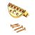 BESTonZON 1Set Almohada De Cuerda Guitarra Accesorios De Metal Guitarra Accesorios De Metal Bajo Tuerca De Bloqueo Guitarra Tuerca Accesorios Accesorios De Guitarra Piezas De Guitarra