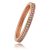 Balia Anillo para mujer talla 56 de oro rosa 333 con circonita BGR010R56