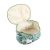 SAFIGLE Neceser De Viaje Ovalada Bolsa De Portátil Estampado De Monstera Tropical Neceser De Cosméticos para Bolsa Aseo Mujer Estuche Maquillaje Mujer para Viajes