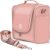 BOACAY Neceser Grande para Mujer y Hombre, Bolsa de Aseo Colgante, Bolso Baño y Viaje, Organizador de Maquillaje, Kit para Cosméticos, Accesorios (X-Large) Dusty Rose