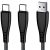 KCgrape Cable PS5,Cable de Carga Para Mando PS5 Controller/Playstation 5/Sony PS5 DualSense/Xbox Series X/Series S,Largo Trenzado de Nylon Cable Cargador USB Tipo C 3M (3 Metros) 2 Pack Carga Rápida