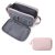 BAGSMART – Neceser de baño para hombre, viaje, accesorios grandes, impermeable, neceser de maquillaje, para mujer, bolsa de baño, organizador, rosa, large